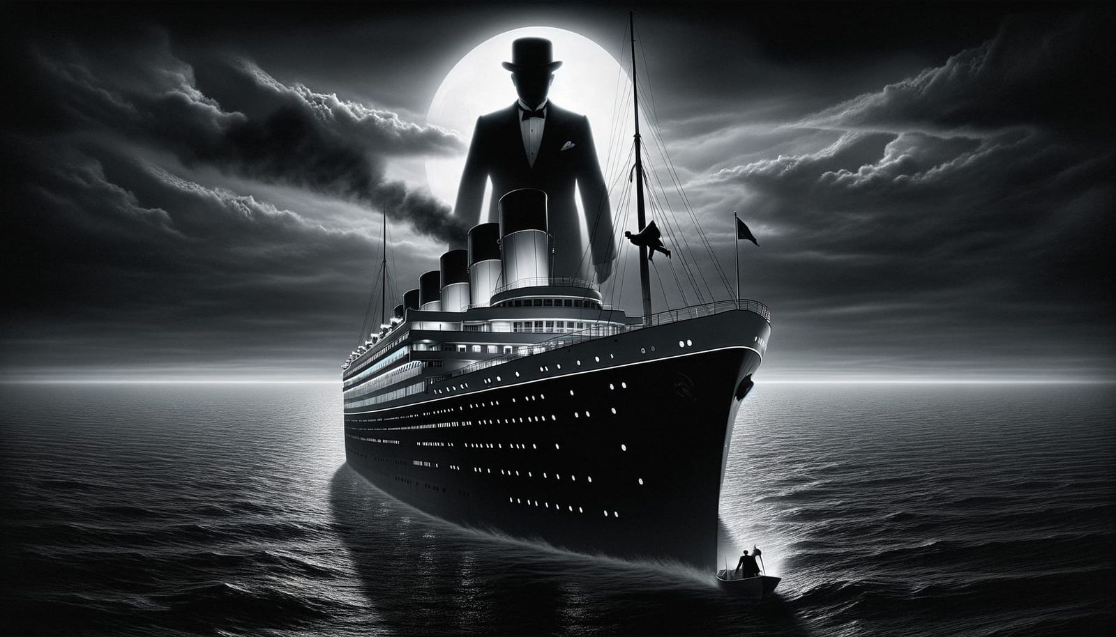 Mysterious 1930s Cruise Ship Scene