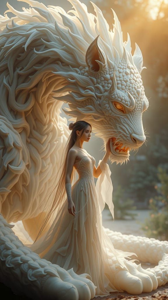 Mysterious Figure Walks Down a Deserted Street at Dusk