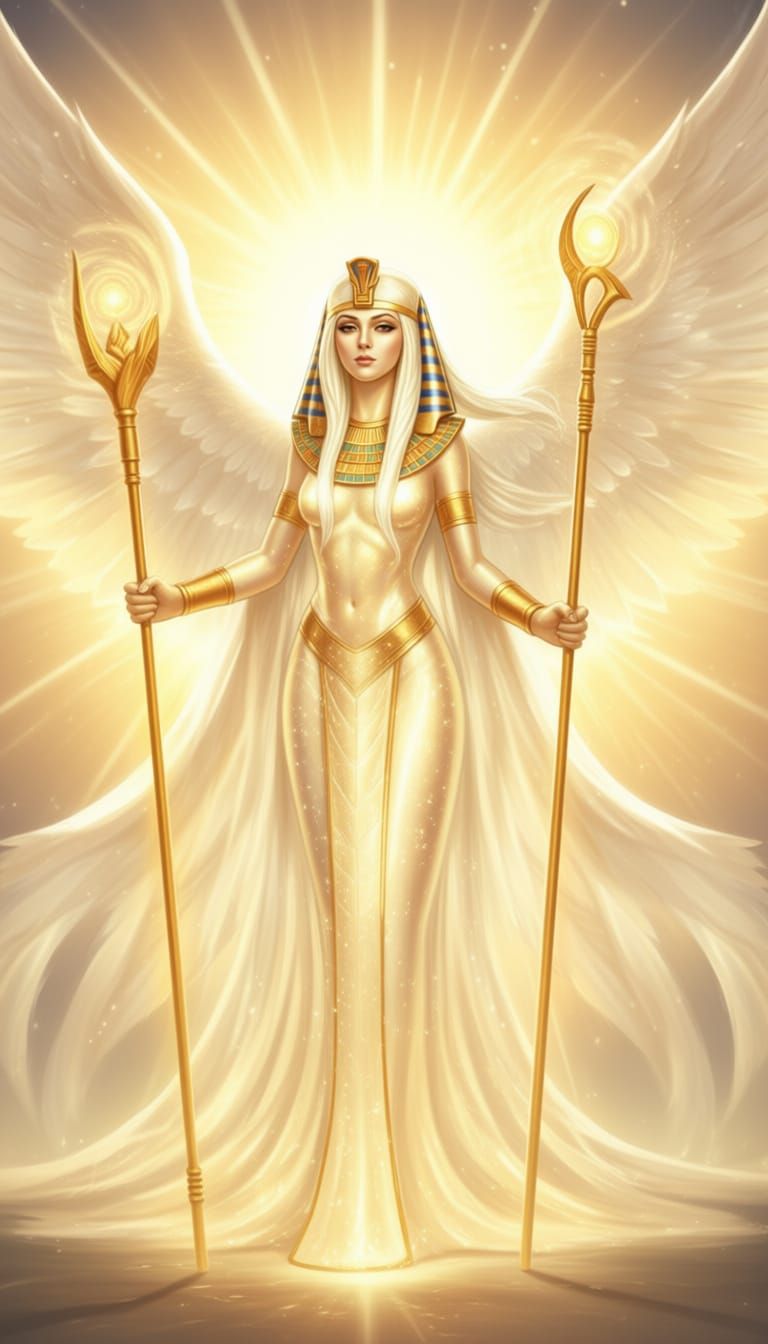 Radiant Golden Pharaohess of Light and Healing