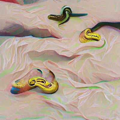 AI Generated Image of a Snake