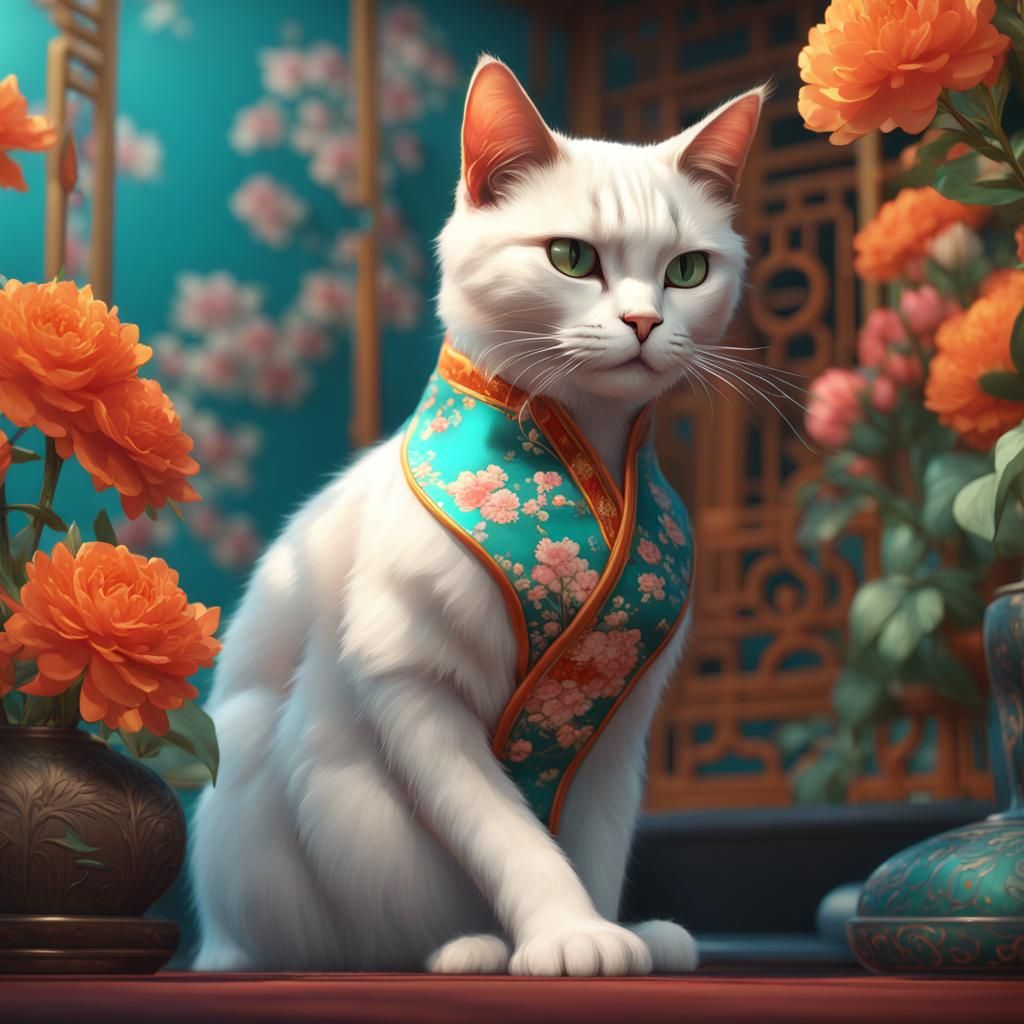 The Cheongsam Cat