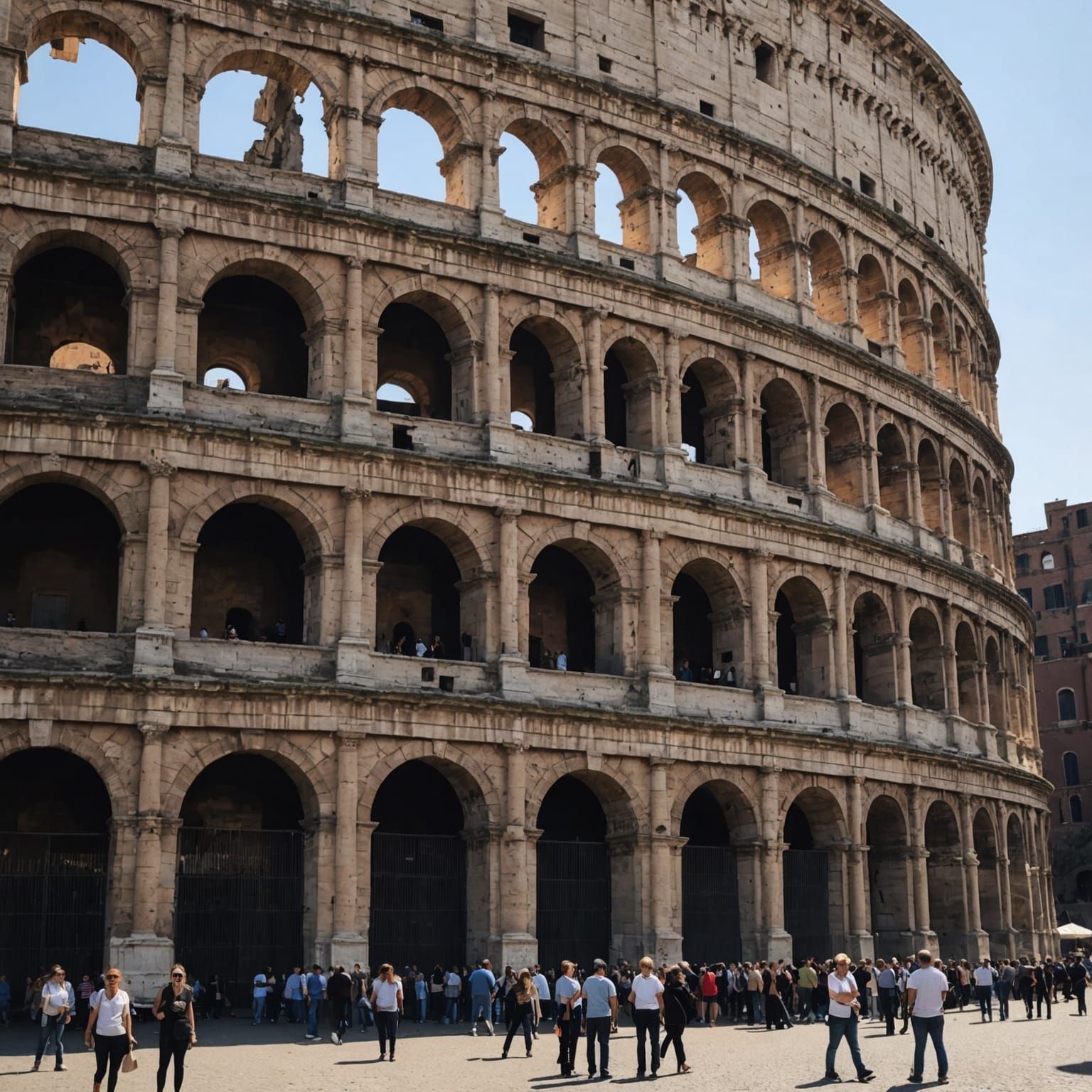 The Colosseum in Rome, Italy