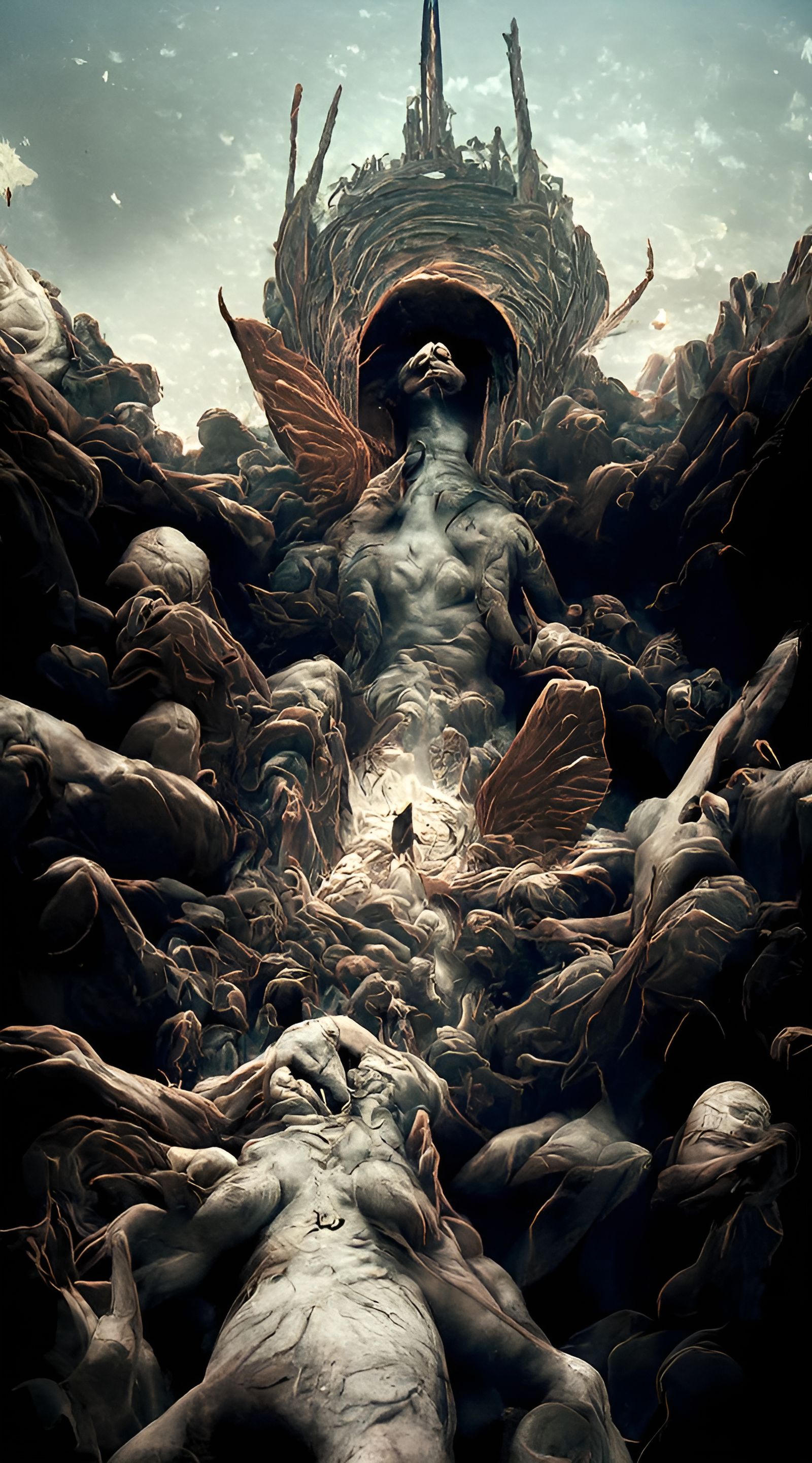 Fallen Angel Lucifer in Hyperrealistic Digital Art