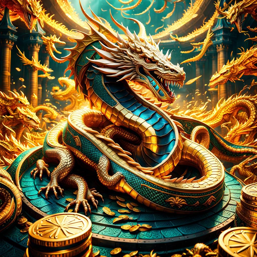 Golden Serpentine Dragon