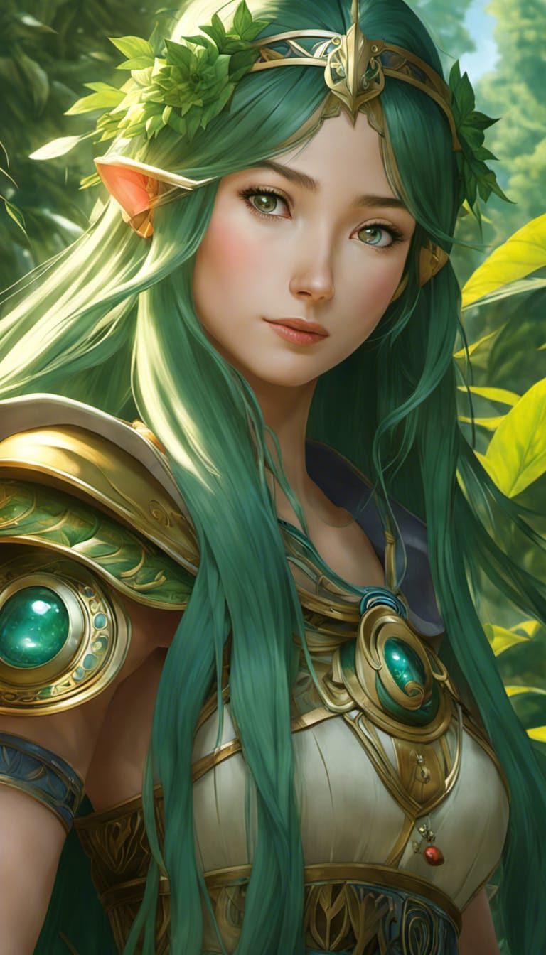 Elven Maiden in Jungle, Anime Key Visual