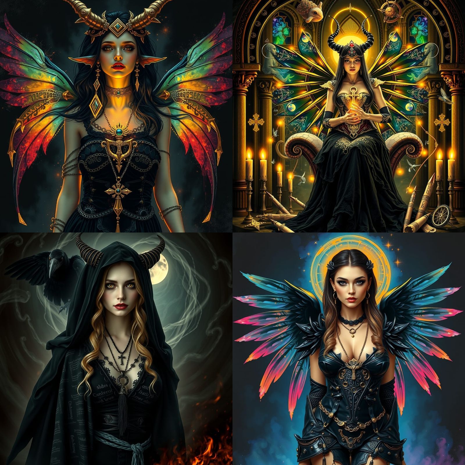 Lilth, demon queen,  Gothic  female Death Wearing  Ankh necklace from Sandman Comics, I bring you dreams Mythical Muse  ...