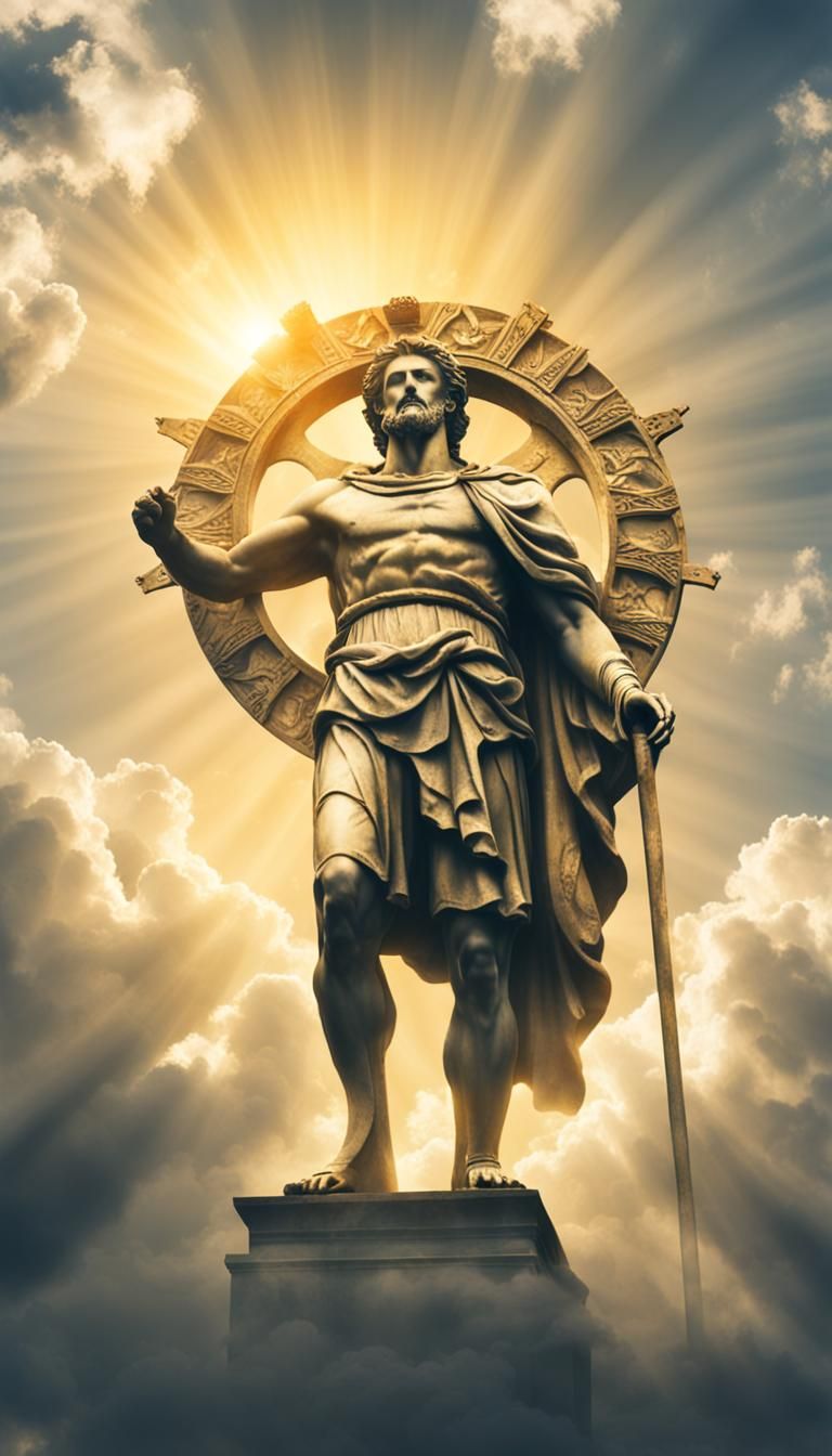 Sol Invictus: Roman Sun God in Divine Light