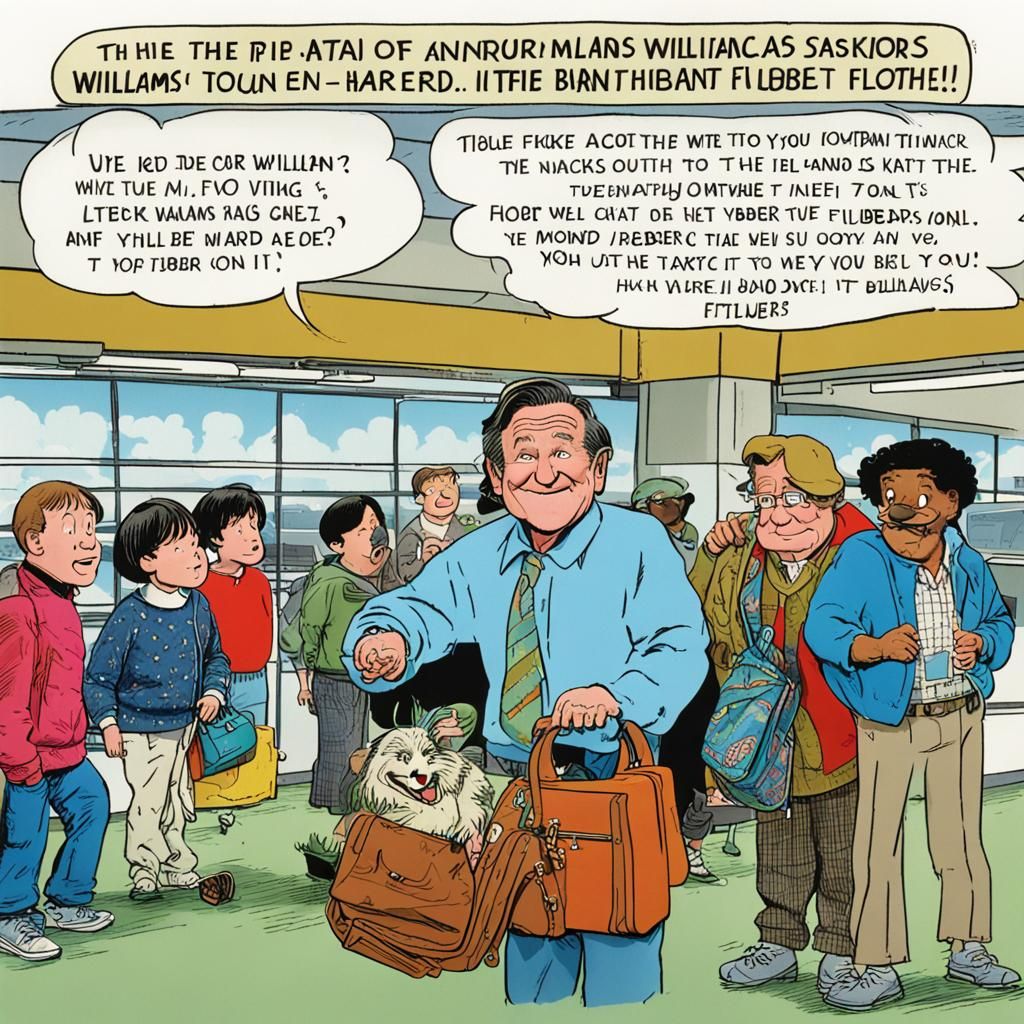 Surreal Airport Encounter with Robin Williams