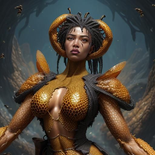 Honey Monster Concept Art in Unreal Engine 5