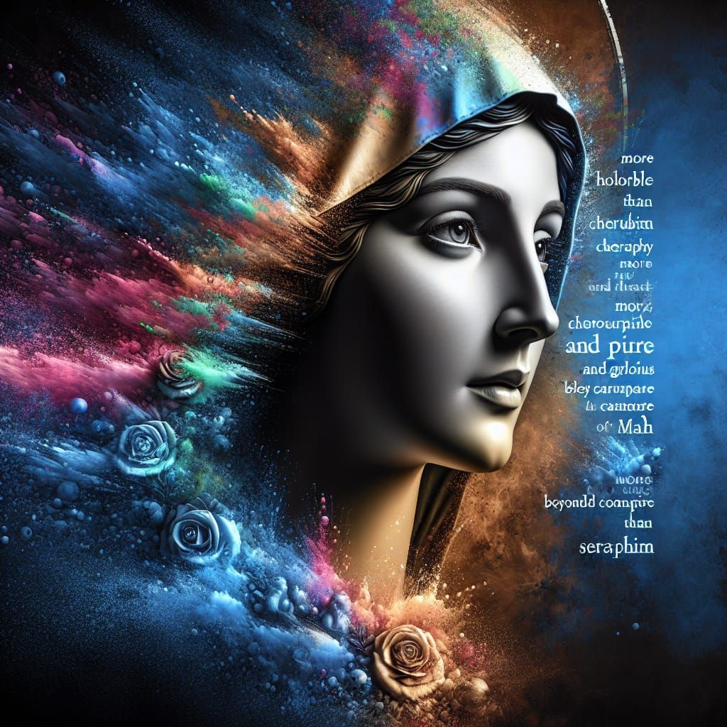 Virgin Mary: An Eastern Orthodox Hymn Depiction