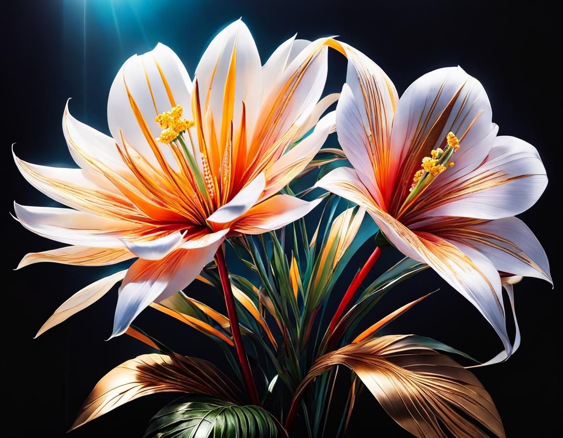 Dazzling Exotic Flowers: Hyperrealistic Floral Photography