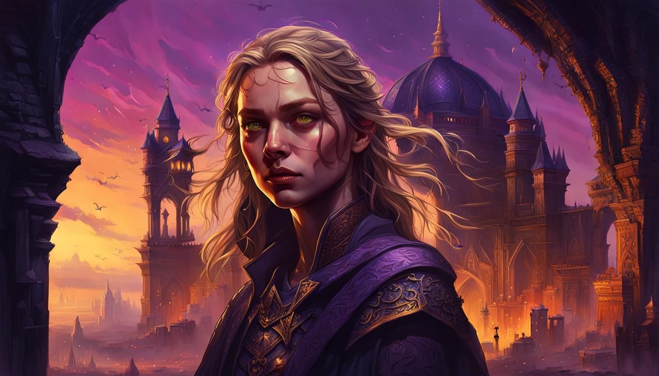 Zatanna Sorceress in Dark Fantasy Style