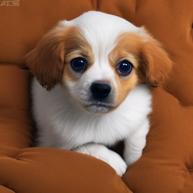 Cutest Puppy Portrait in Hyperrealistic 3D Render