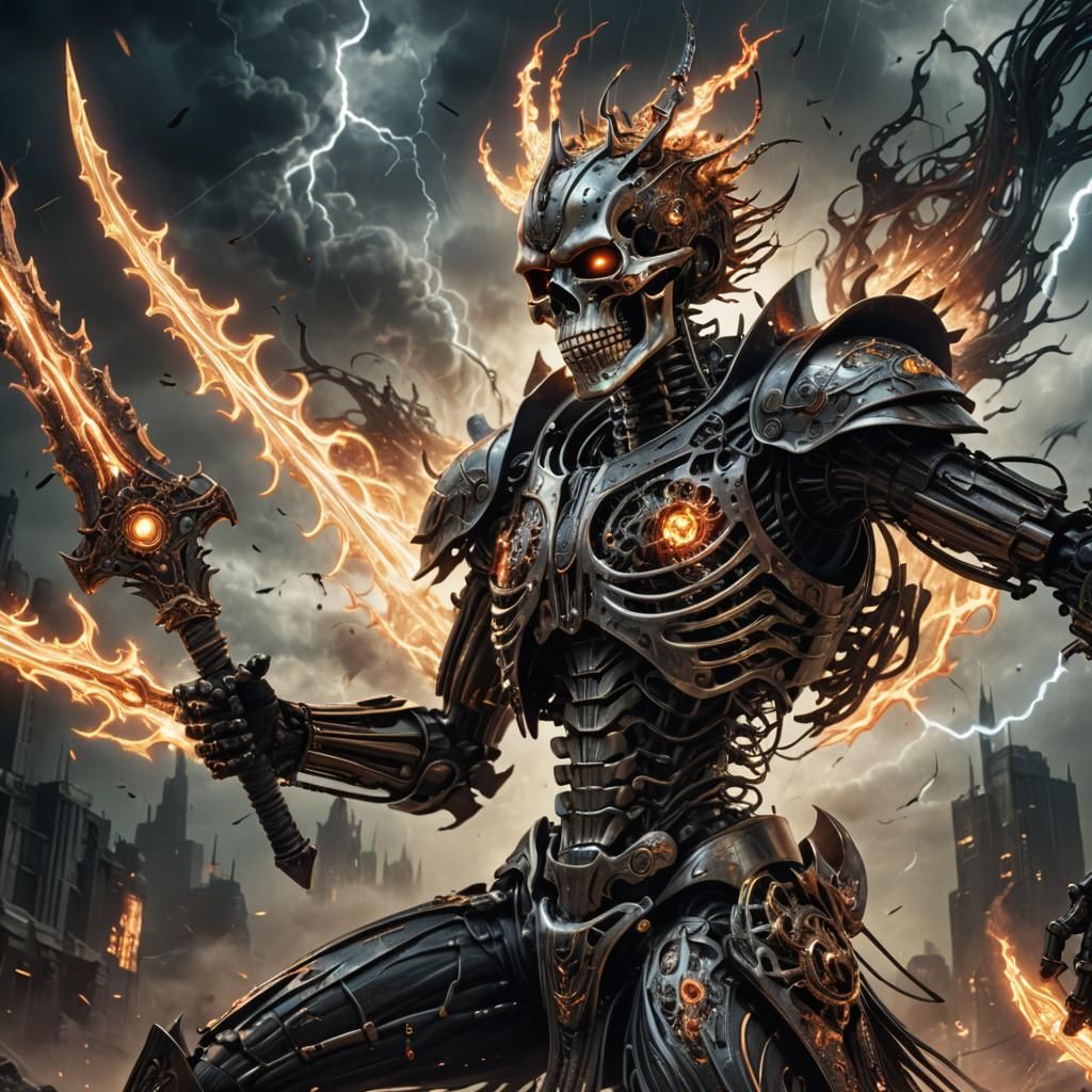 cybernetic Skeleton king