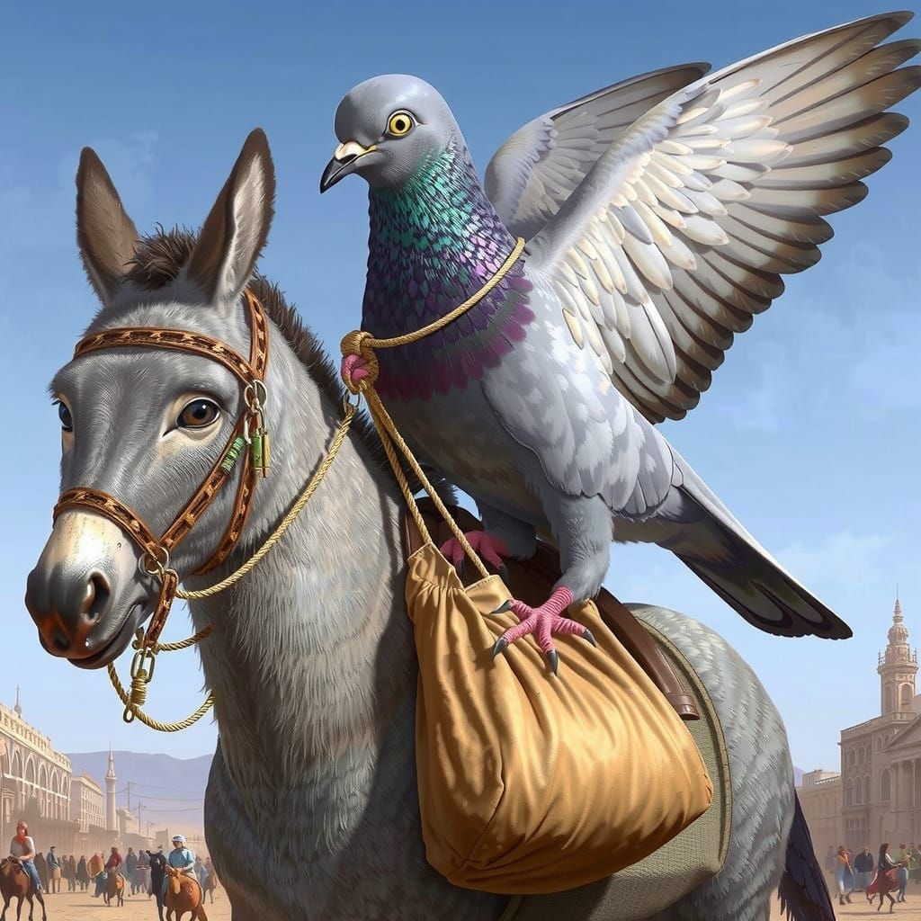 Bird in Flight Over Golden Morning Sky