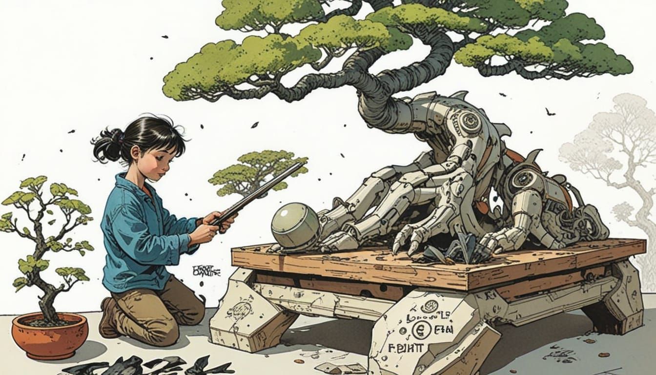 Comic Book Art in a Classic Style