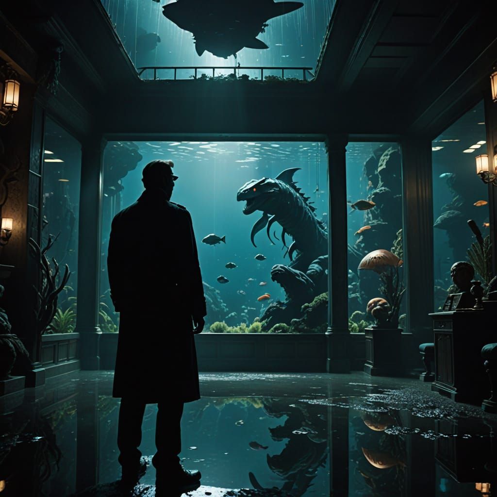 Supervillain Lair Observation Deck in Mariana Trench