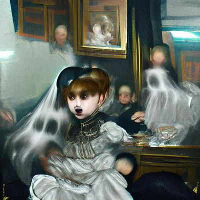 Spooky Ghost in Polished Renaissance Style