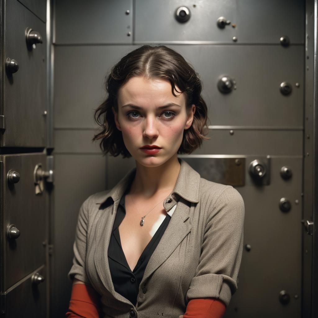 1930s Bank Robber: High-Fashion Portrait Photography