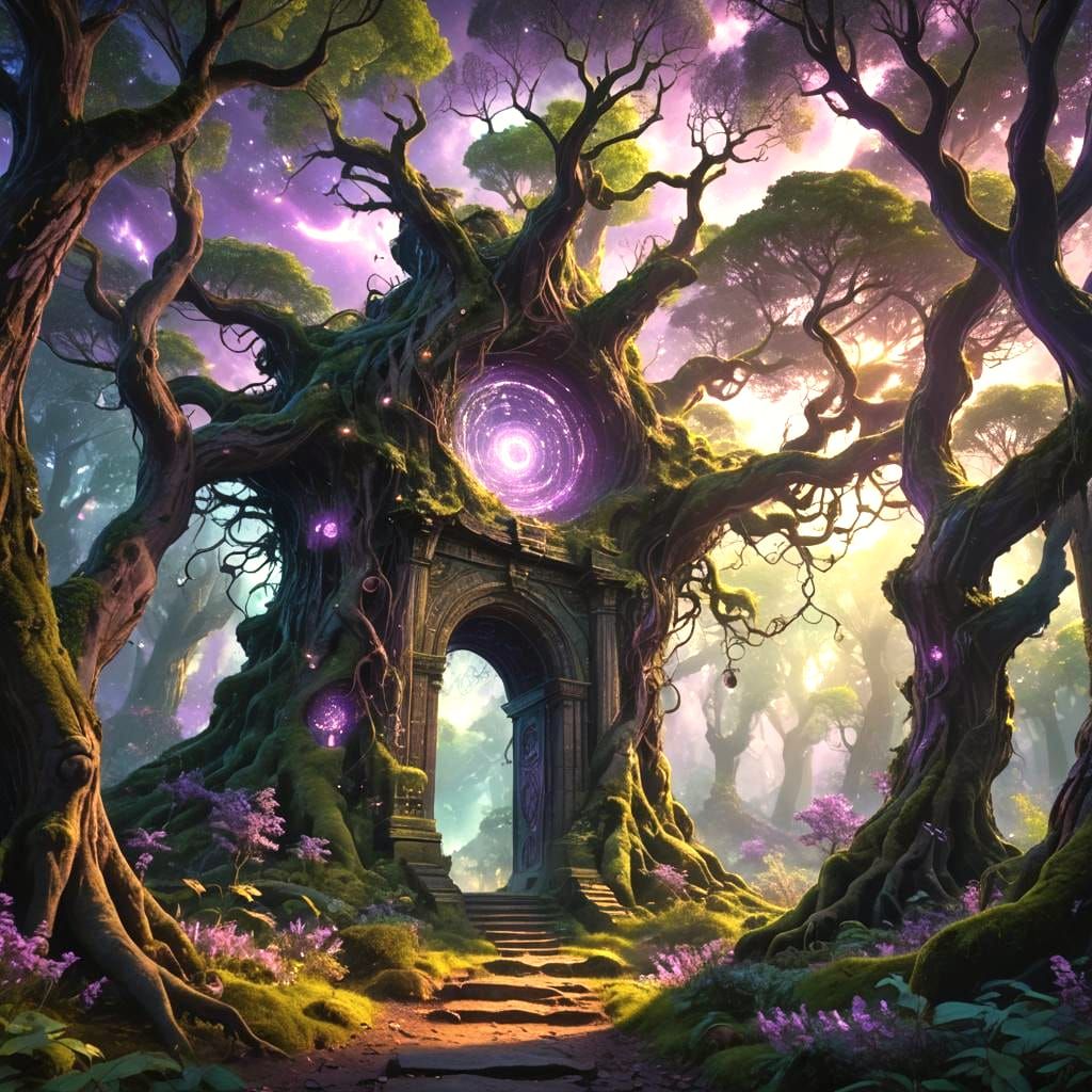 Fantastical Matte Painting in Deep Color