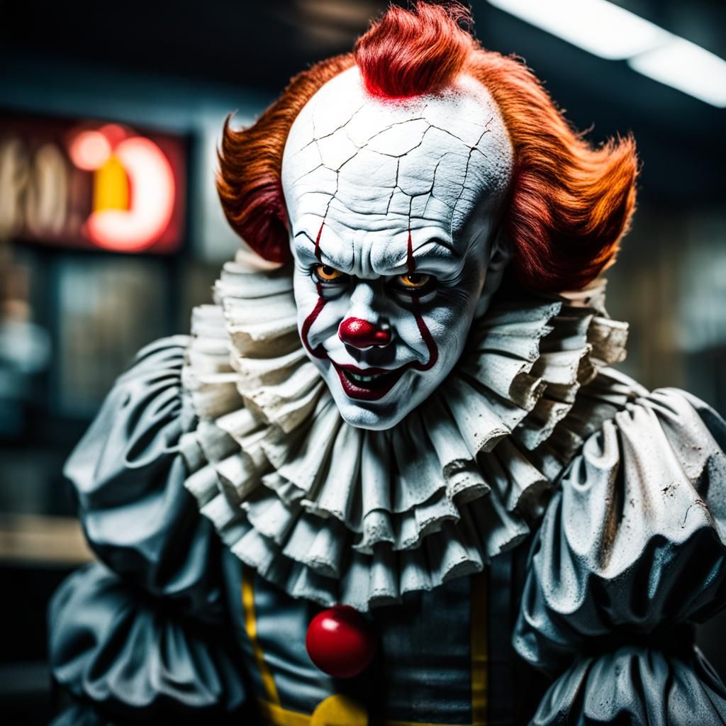 Pennywise in Abandoned McDonald's: Professional Photography