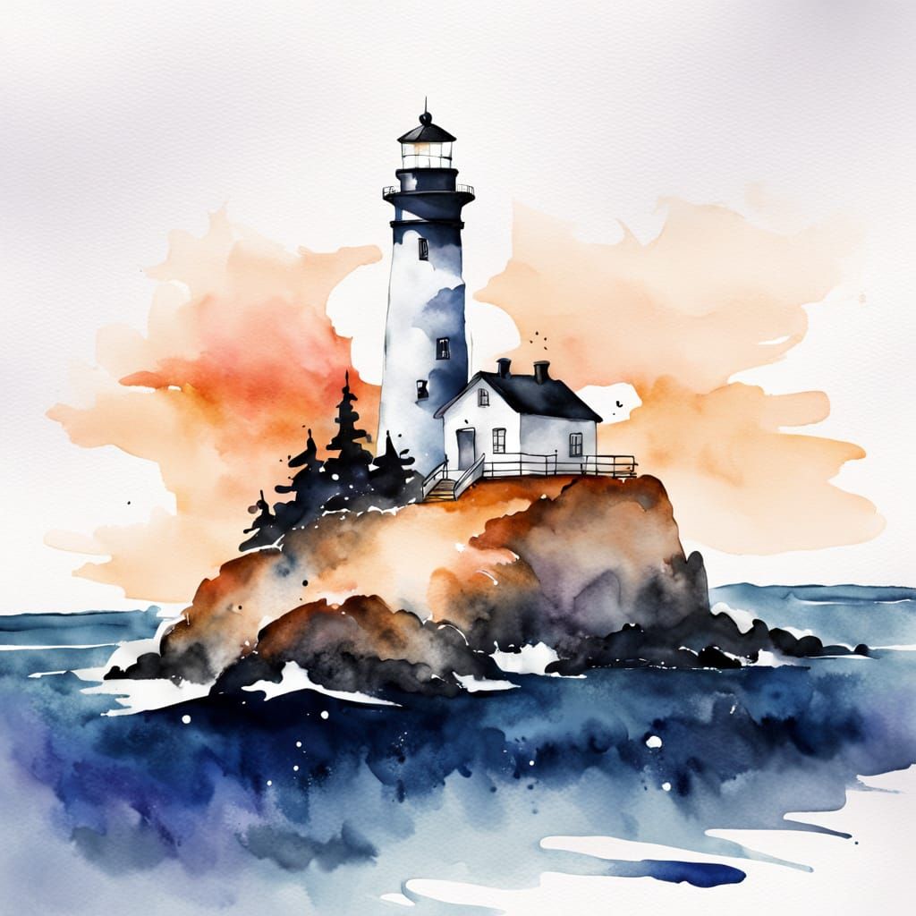 Whimsical Liquid Watercolor Dreamscape