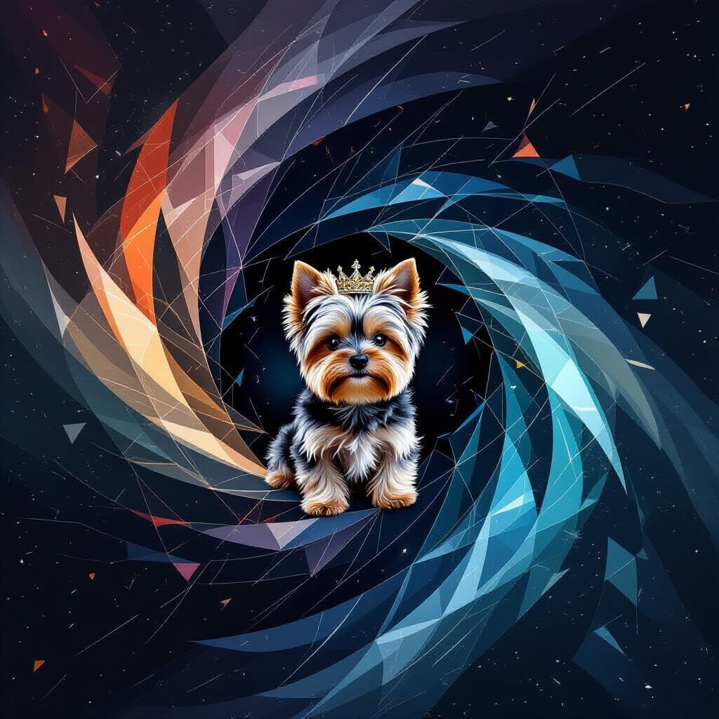 Chaos Dog in Abstract Space