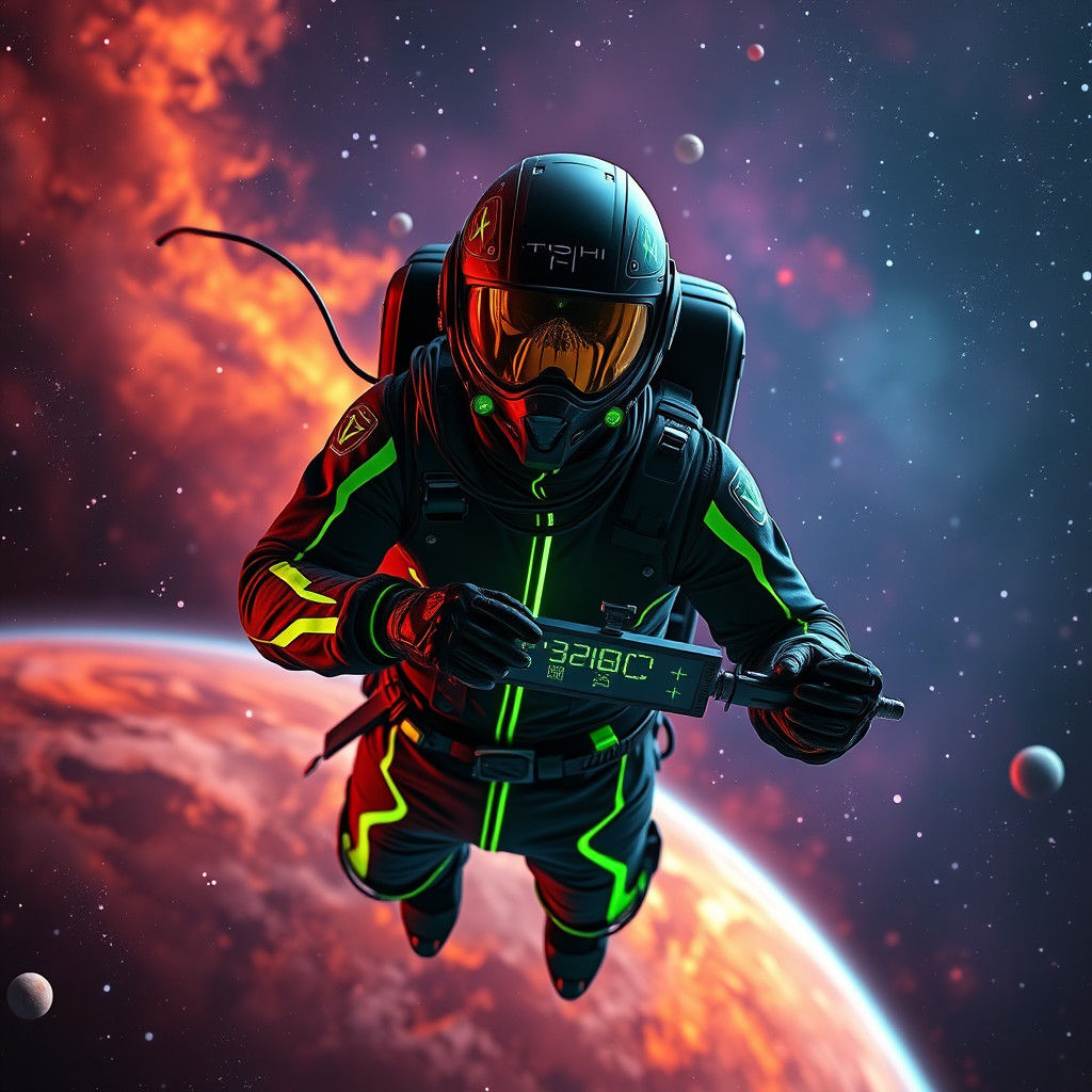 Hacker in Space with Holographic Interface