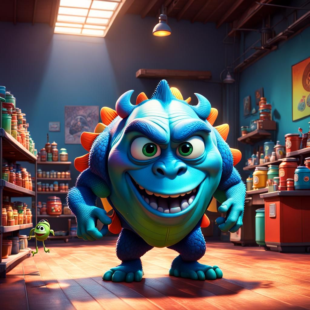 illustration Pixar, Disney, concept art,