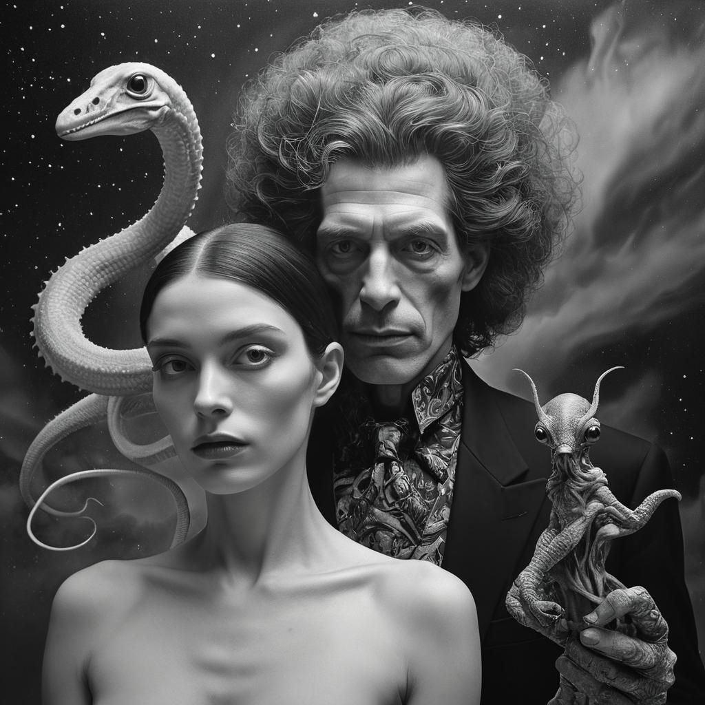 Serene Beauty in a Bizarre Galaxy