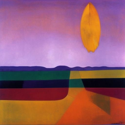 Surreal Clay Figures and Wagon, Expressionist Style