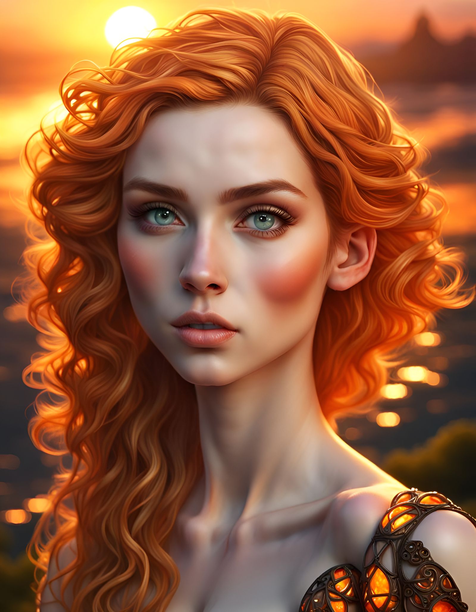 Sunset Orange - Color Orange 4