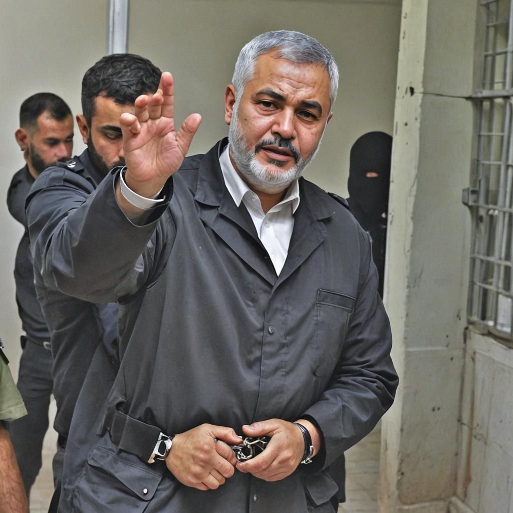 Image of Person Handcuffed in Prison