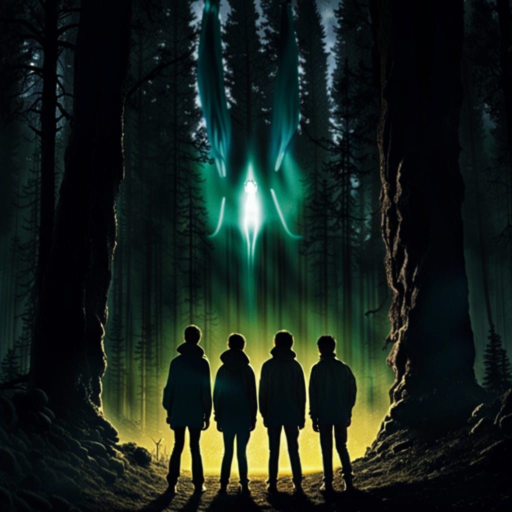 Sci-Fi Horror Movie Poster: Shadow in Hessdalen