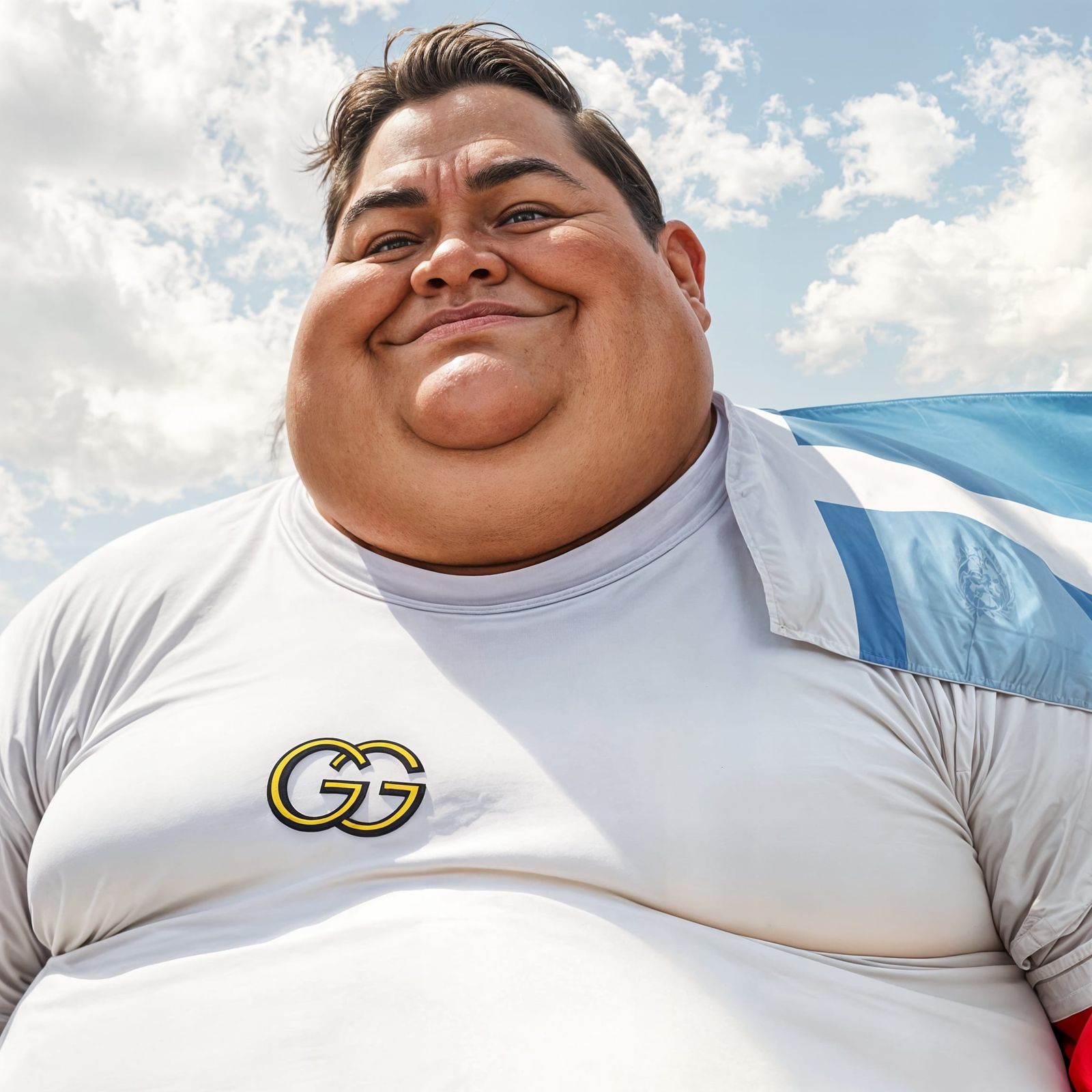 A Proud Peruvian Gamer Celebrates with a Big Smile