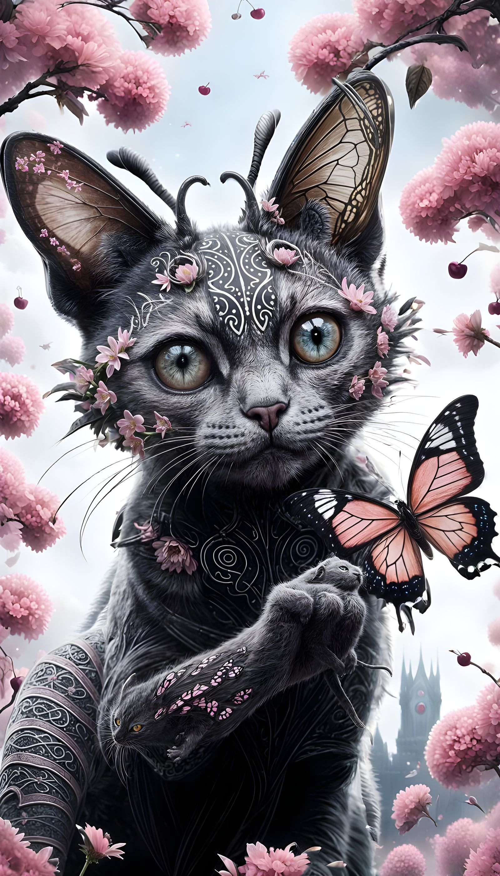 Ethereal Creature in Whimsical Wonderland