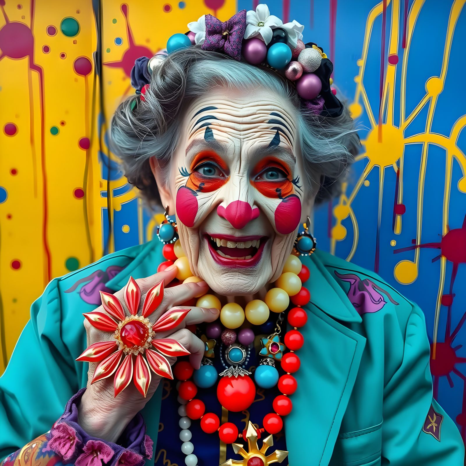 97-Year-Old Granny as a Juggalo