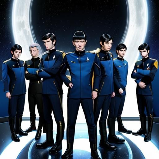 Spock in Star Trek Uniform Portrait