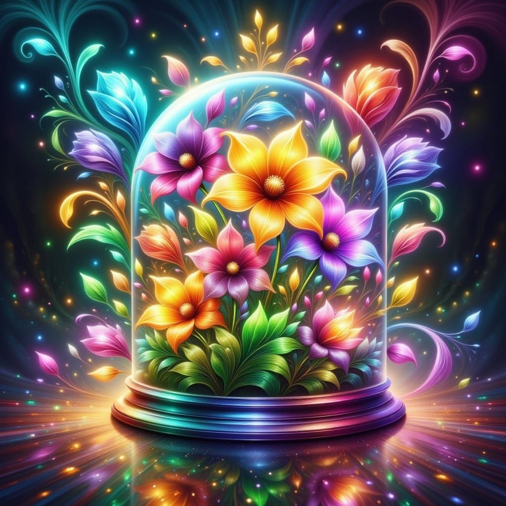 <lora:Rehder-flowers:1.0> <lora:Colorful Oil Paint:1.0> <lora:Enchanted woman:1.0>