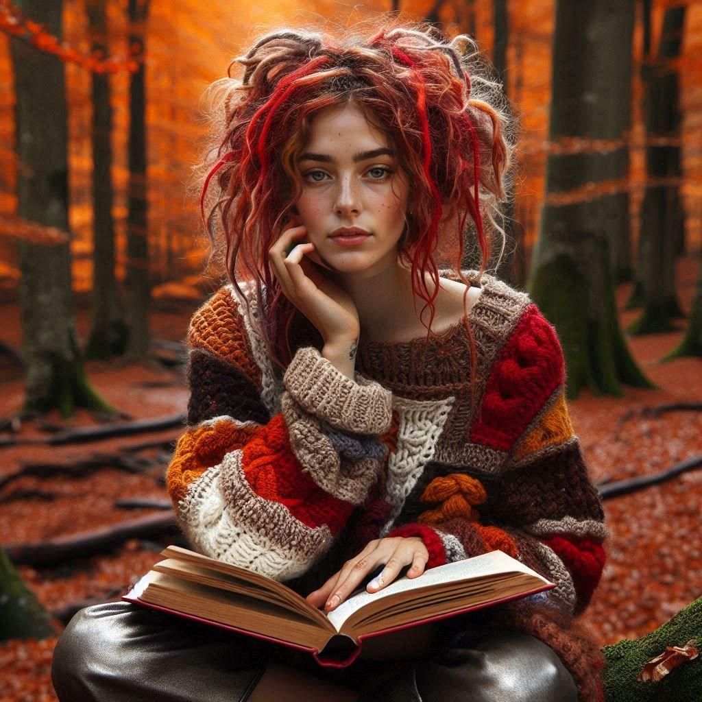 Italian Boho Girl on Mediterranean Beach