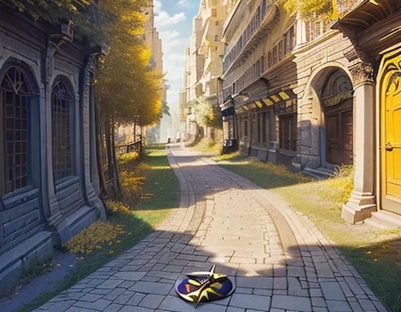 Follow the road, traveler, let your heart be your compass an...