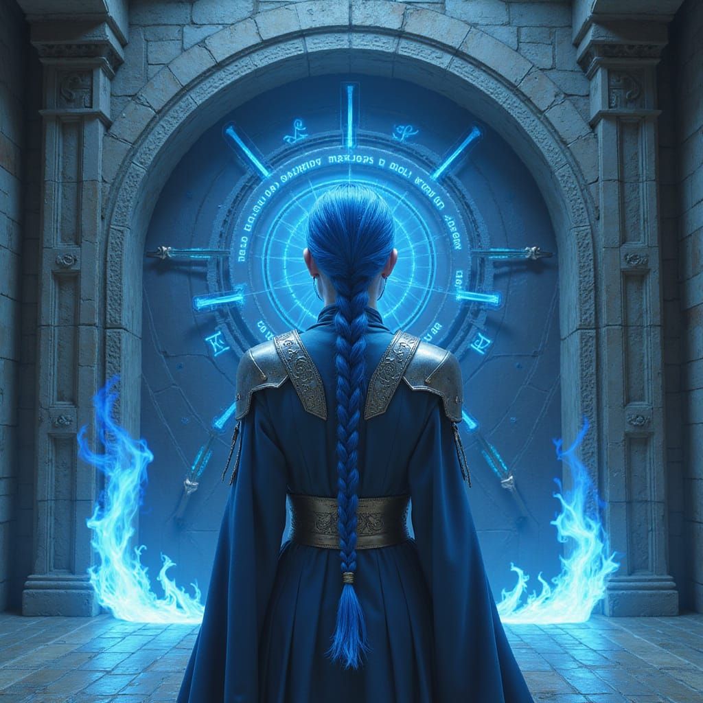 Mystic Guardian of Ancient Vault Secrets