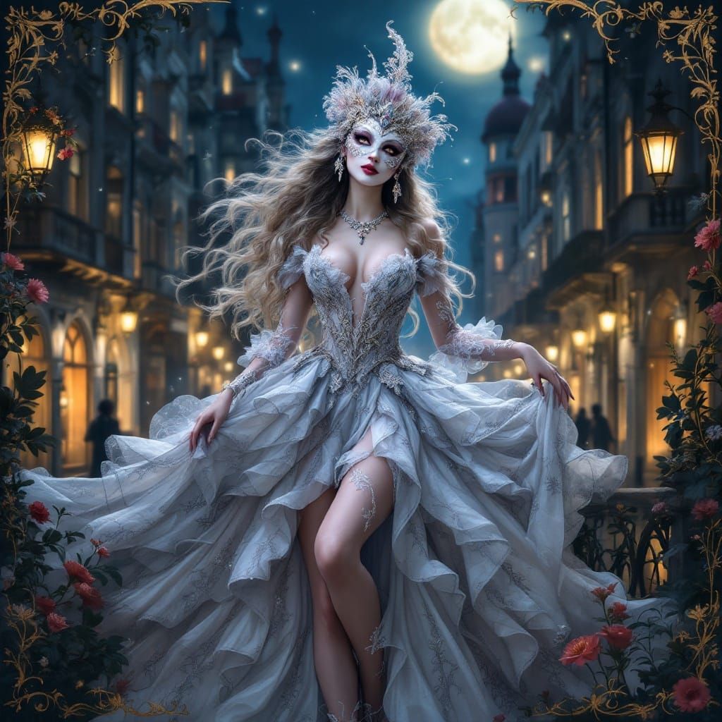 Venetian Masquerade Ball: Art Nouveau Style