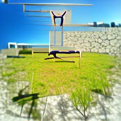 Sunny Minimalist Calisthenics Park