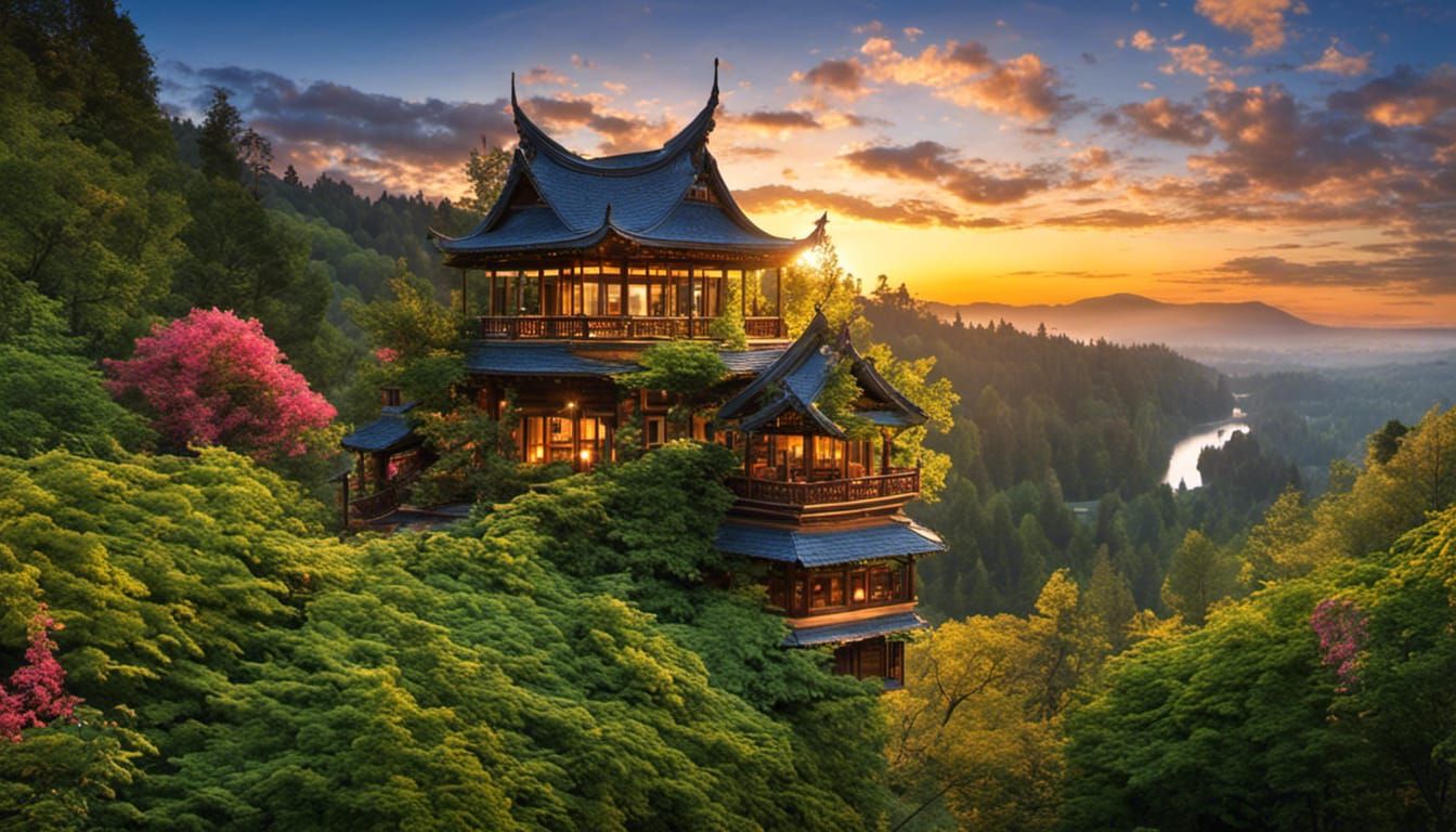 Fantastical Treehouse with Crystal Slide, Swiss Alps