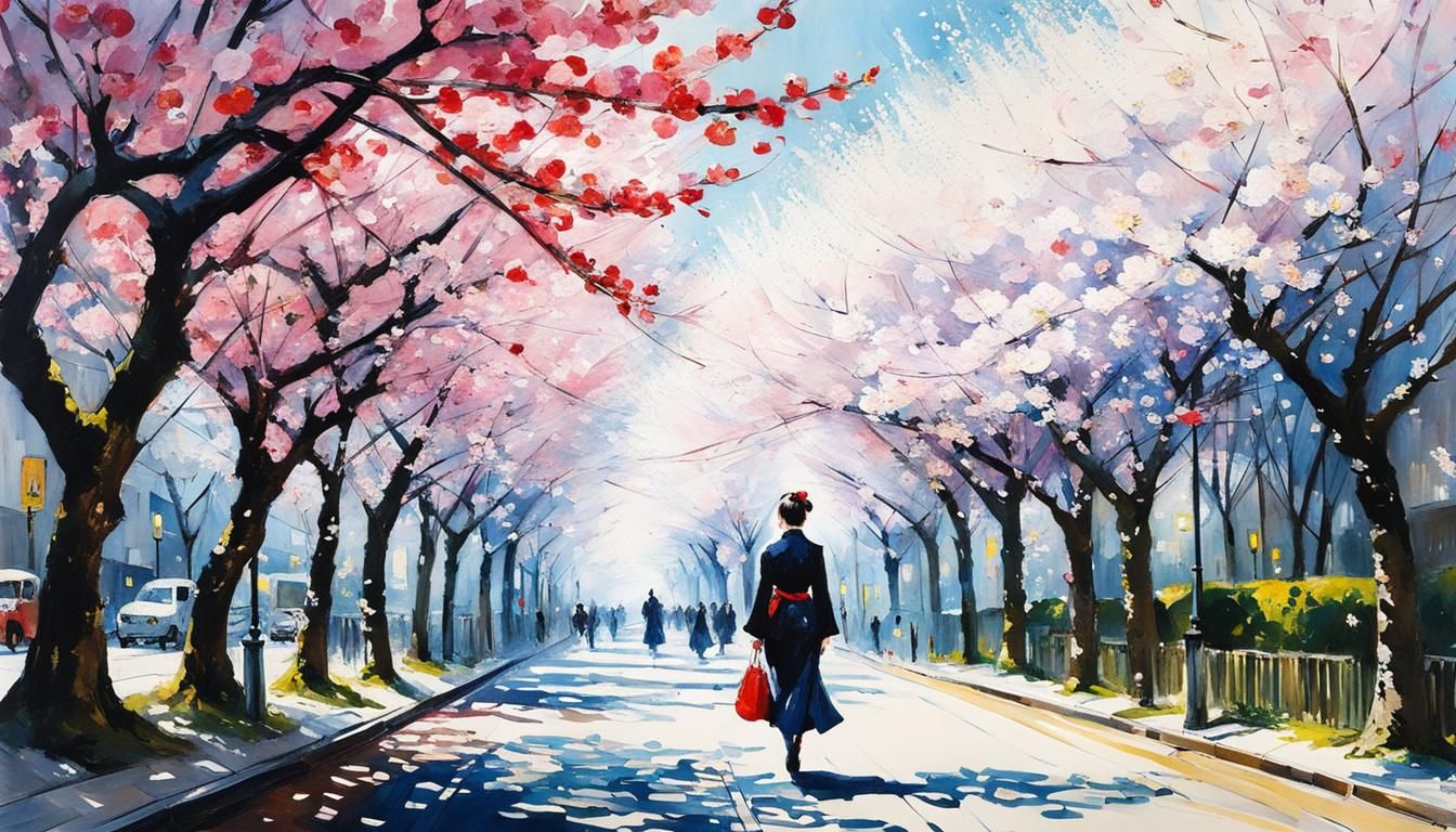 Cherry blossoms in Tokyo