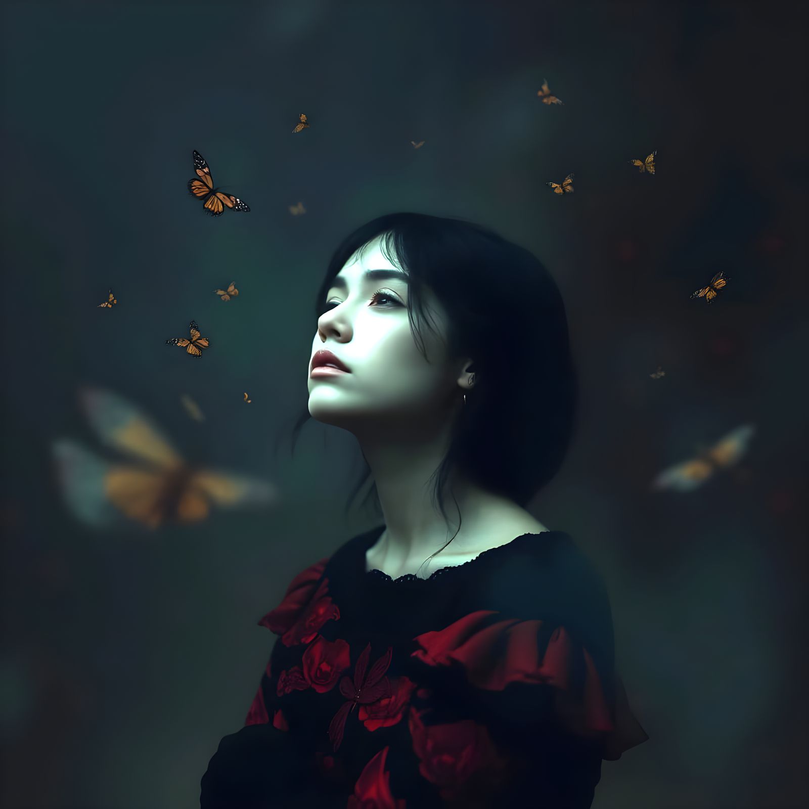 Surreal Dreamscape Inspired by Song Lyrics