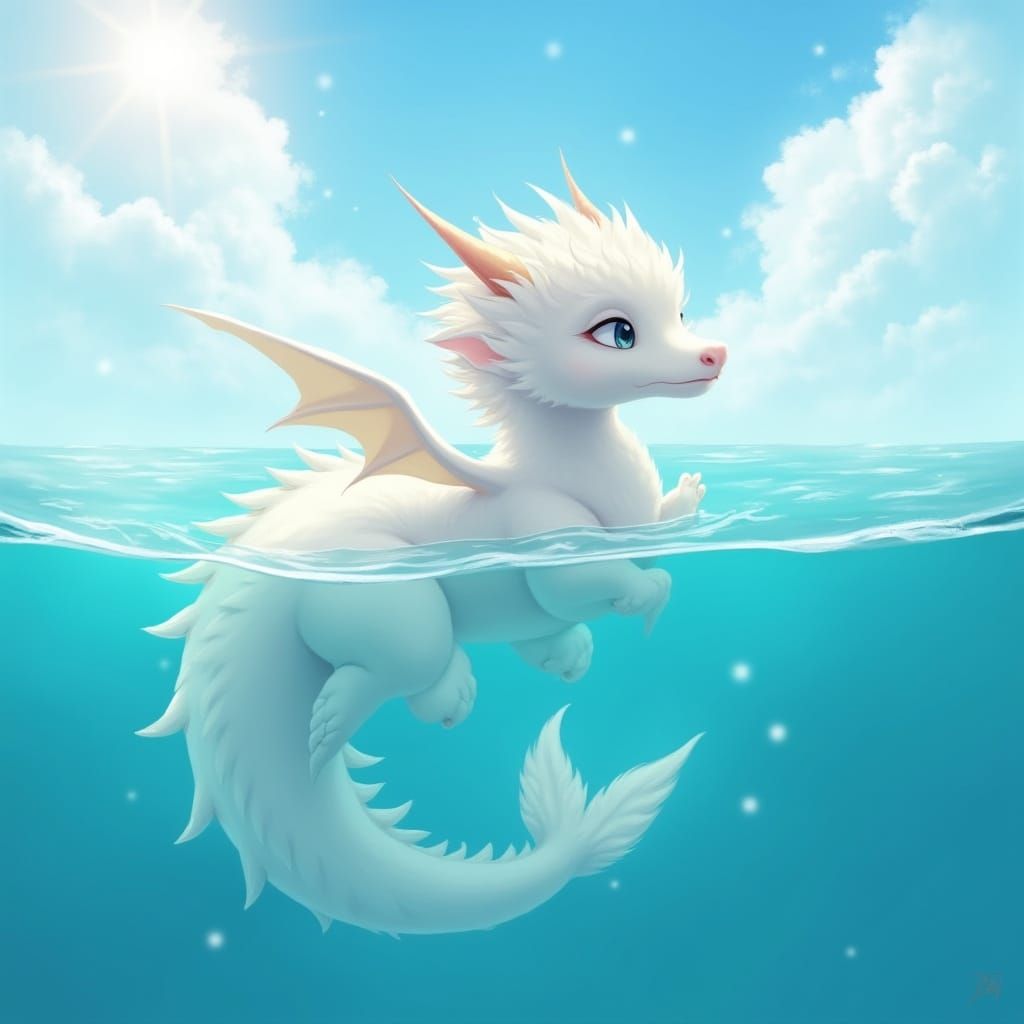 Dreamy Sea Dragon in Turquoise Waters