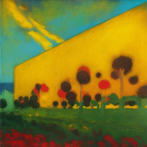 Surreal Billboard Disintegration: Expressionist and Surreali...