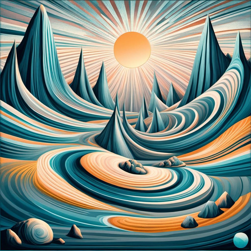 Grey Cistus in Rocky Soil, Fine Art Copperplate Engraving